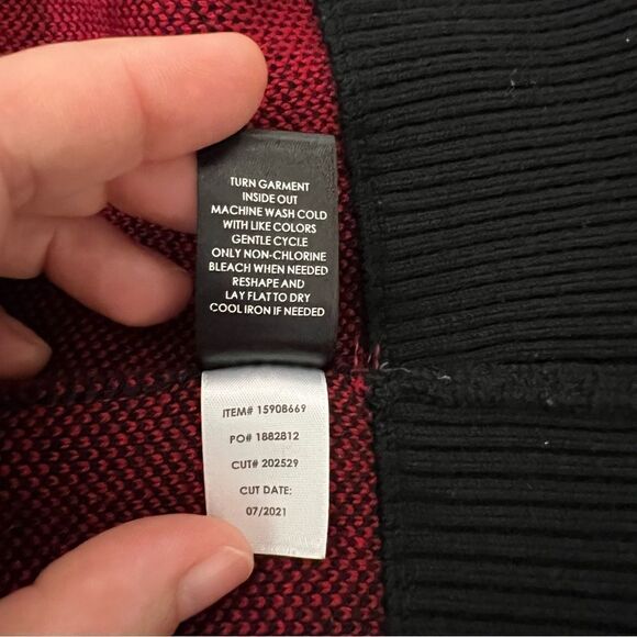 Torrid Red Plaid Long Sleeve Raglan Bomber Cardigan Zip Sweater Size 0 Large - Picture 11 of 13